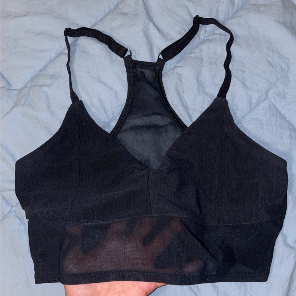 mesh bra top medium